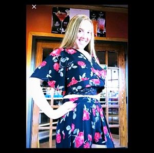 RUE 21 Flowered Shorts/dress Outfit